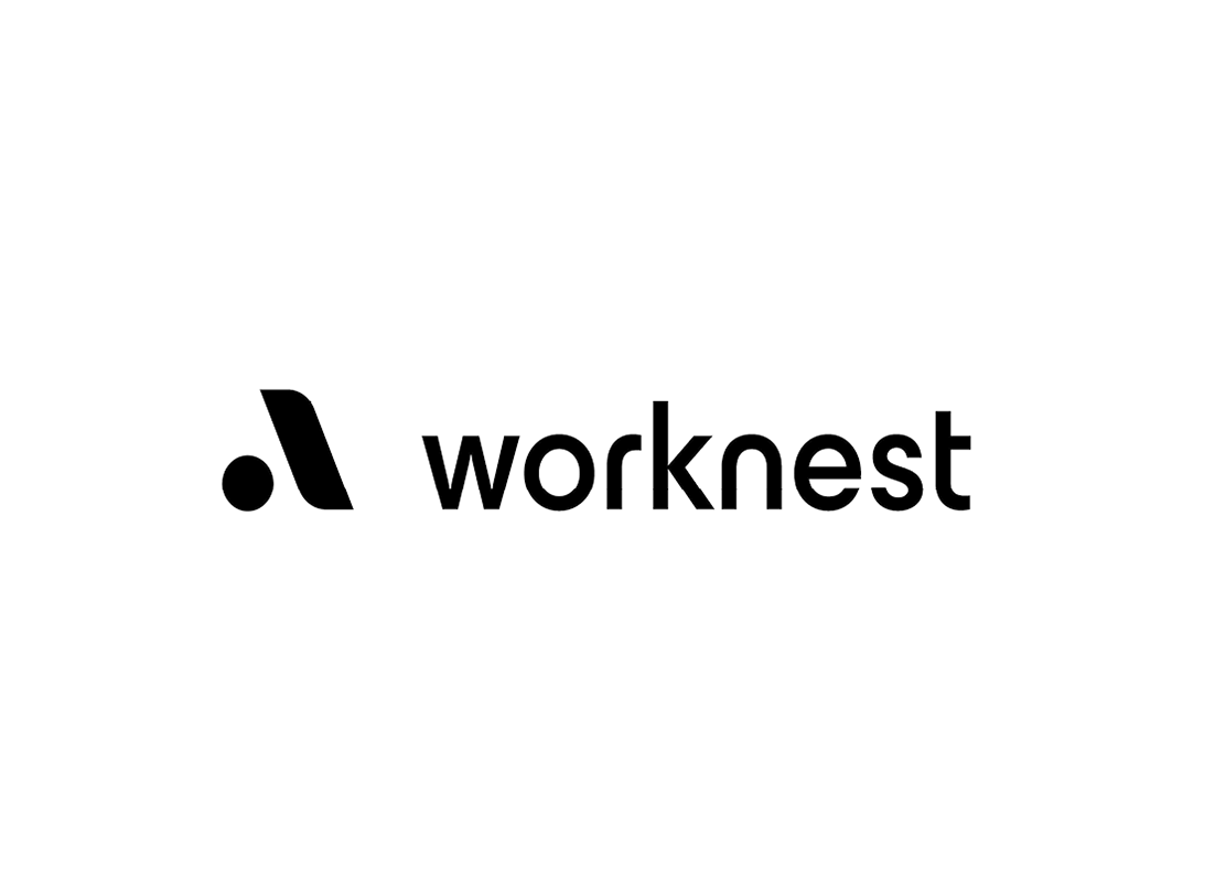 a black logo for partner WorkNest