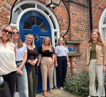 ladies outside bvrla building