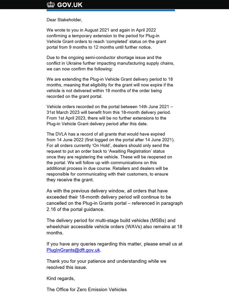 OZEV Announcement- Plug-In Vehicle Grant Delivery Period Extension.png